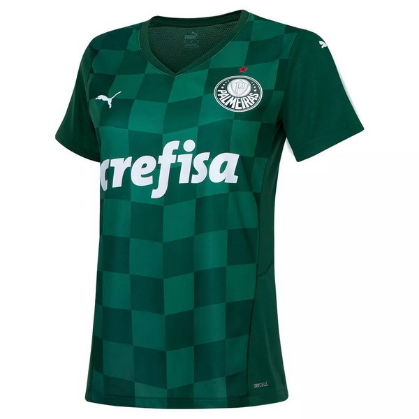 Trikot Palmeiras Heim Damen 2021-22 Grün Fussballtrikots Günstig